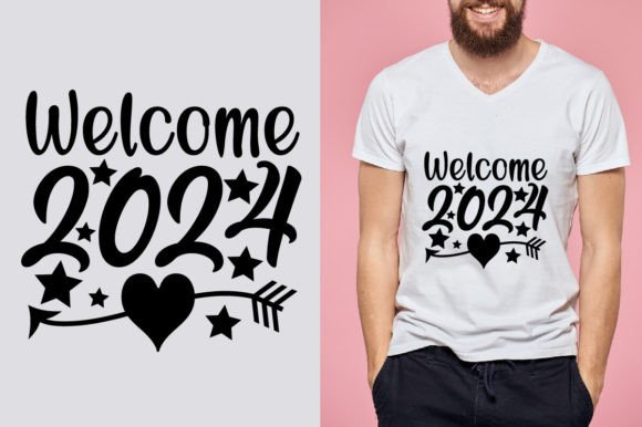 About Welcome 2024 T-shirt Design: Graphics & Freebies