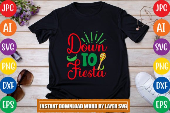 Down to Fiesta SVG DESIGN: Graphics & Freebies Review