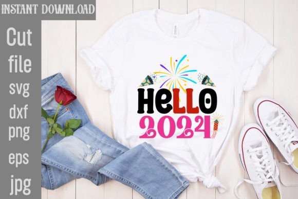 Hello 2024 SVG Cut File: Graphics & Freebies Review