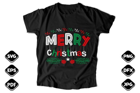 Merry Christmas Typography Graphics Freebies