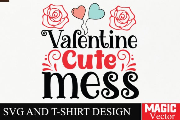 Valentine Cute Mess SVG: Graphics & Freebies Review